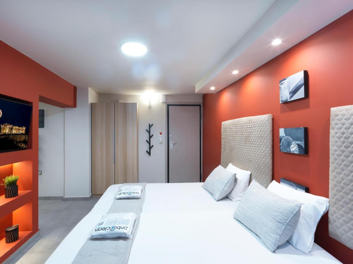 Ferienwohnung Cozy Comfy Studio. A Nest For 2 In Lively Koukaki. Athen Exterior foto